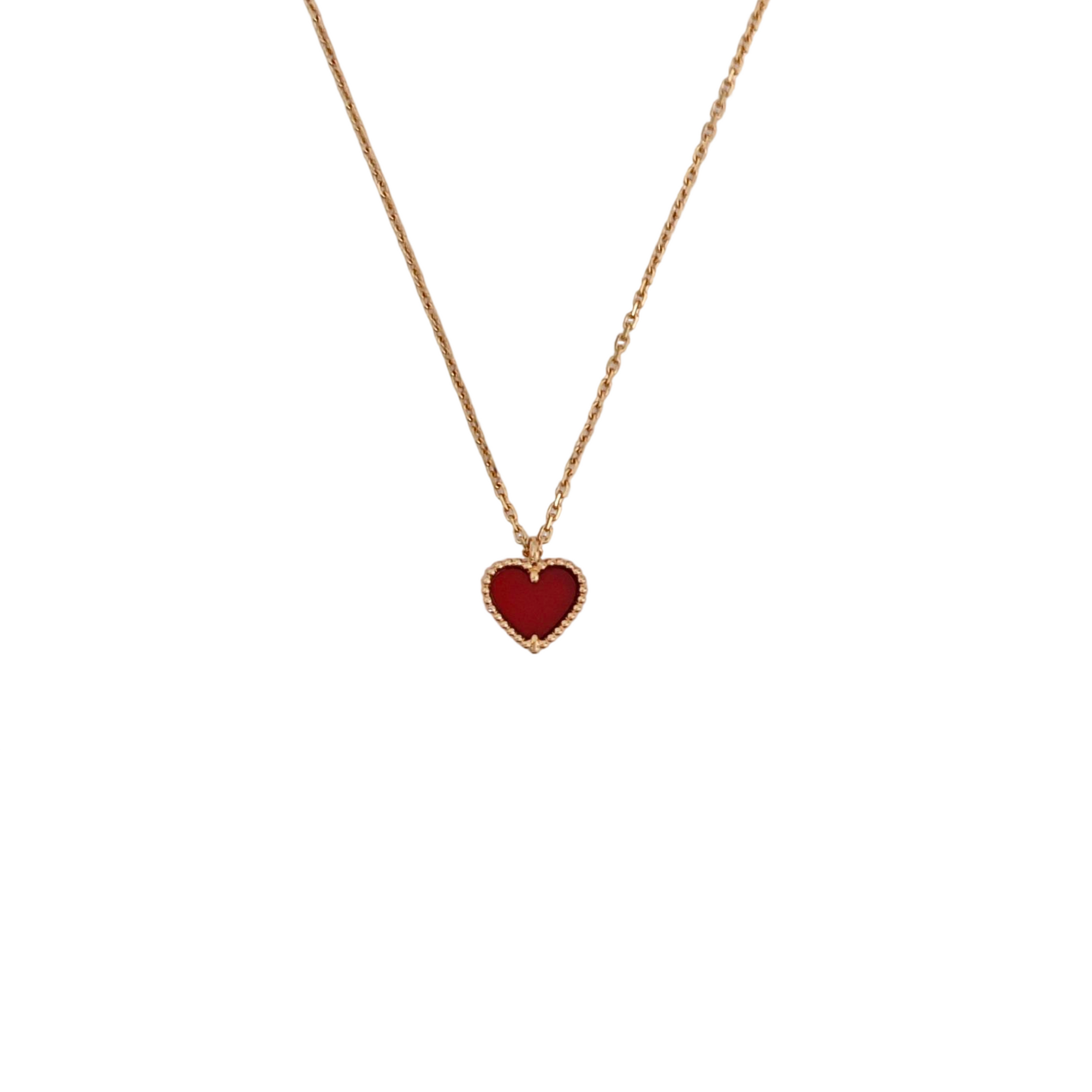 Sweet Alhambra 18k Rose Gold Necklace