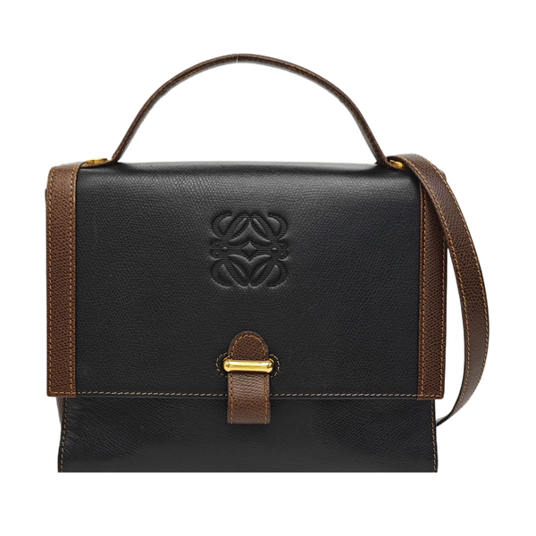 Calfskin Shoulder Bag Black