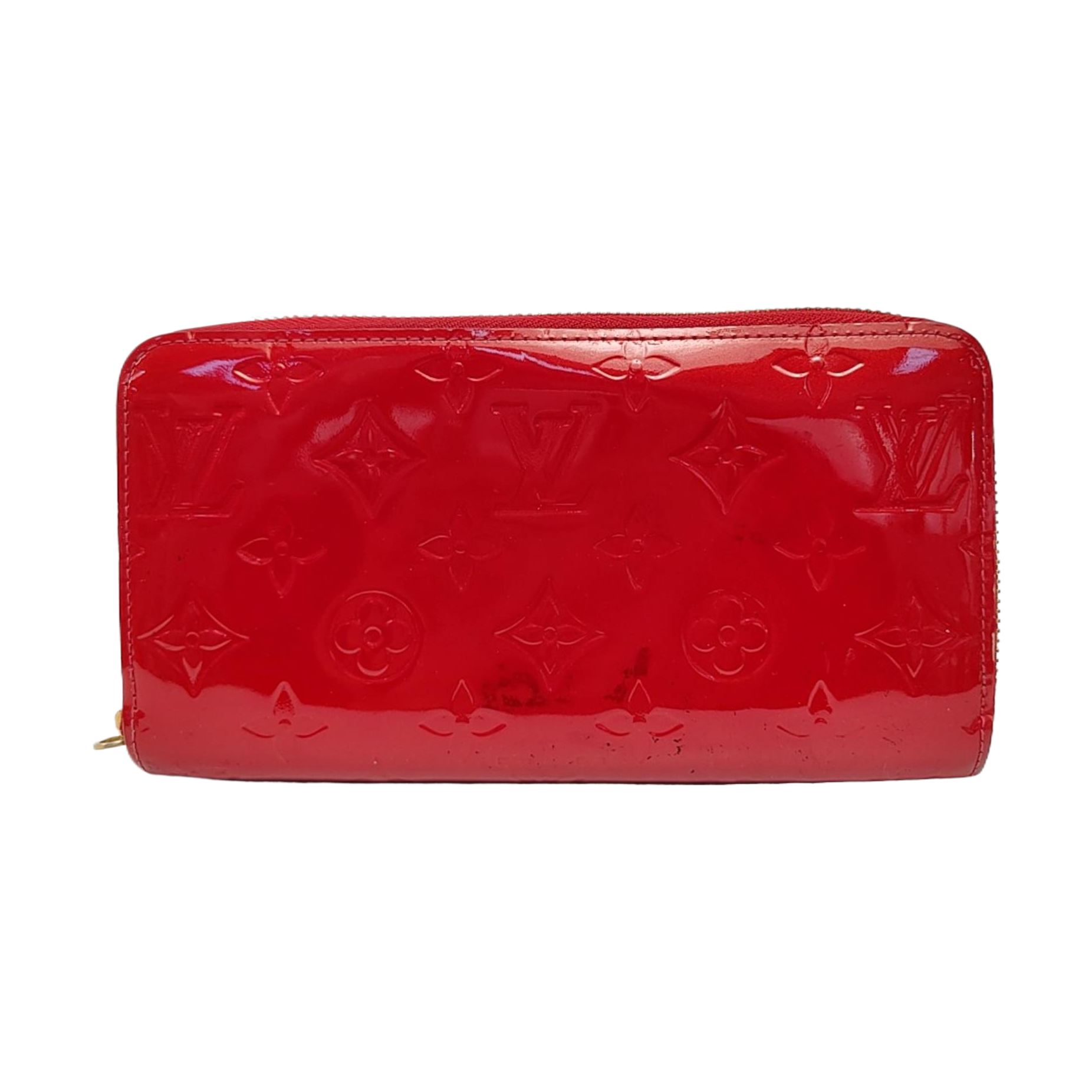 ZIPPY Patent Leather Red Wallet