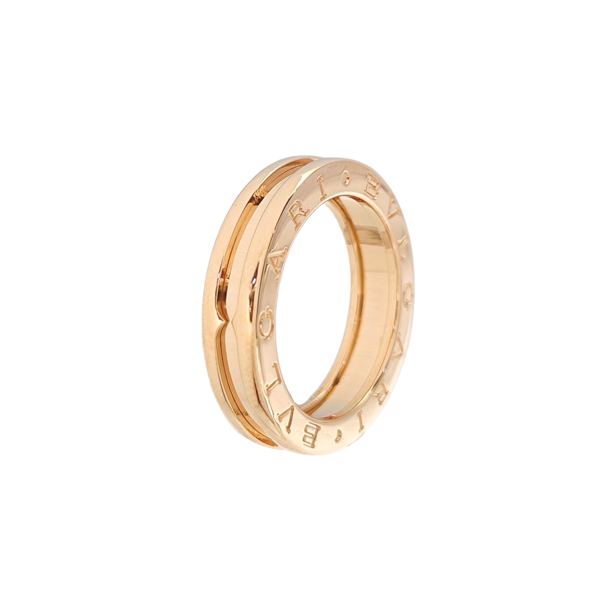B.ZERO1 18k Rose Gold Ring EU 51