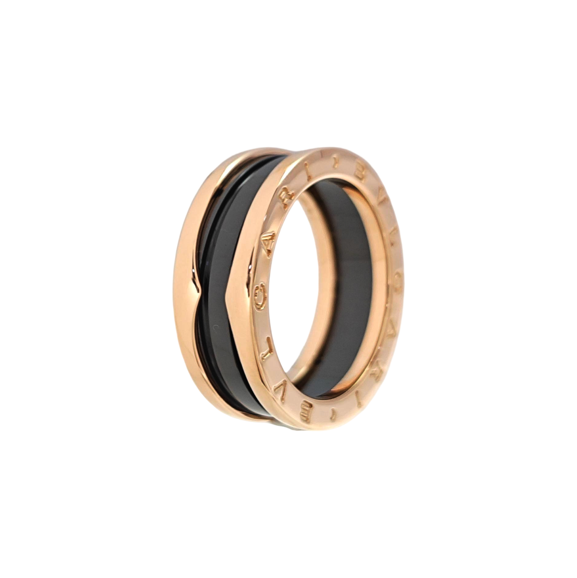 B.ZERO1 18k Rose Gold Ring EU 59