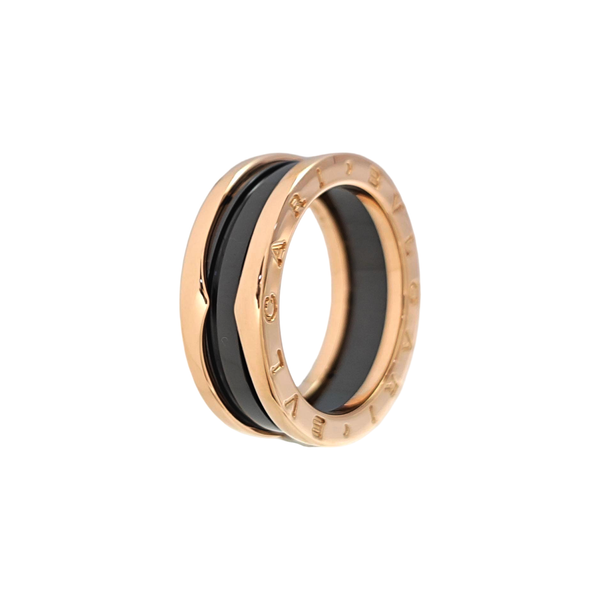 B.ZERO1 18k Rose Gold Ring EU 59