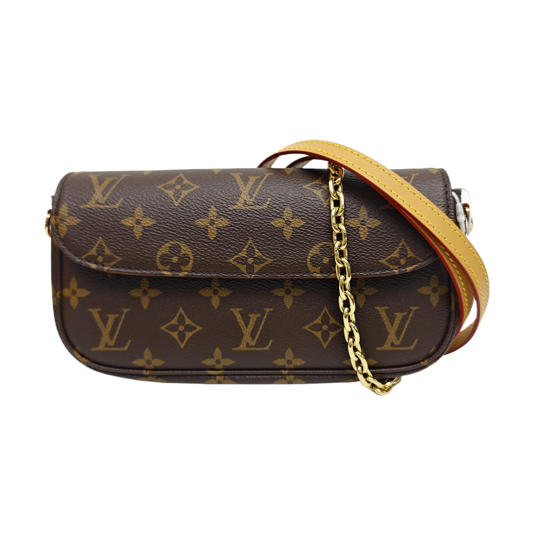 IVY Monogram Coated Canvas Brown