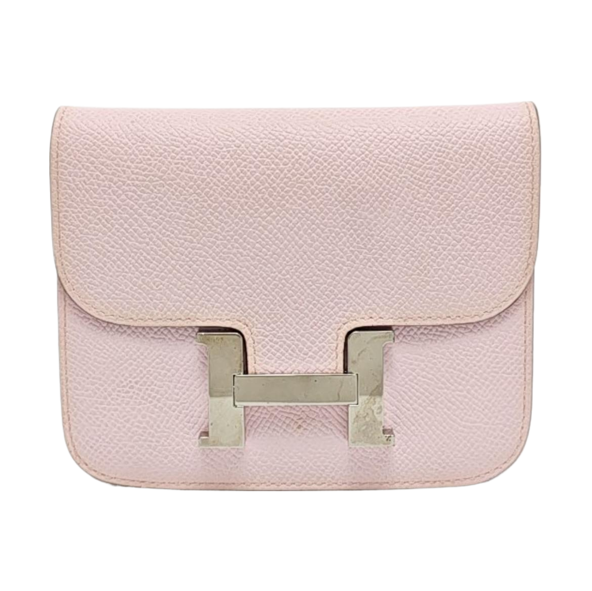 Constance Slim Epsom Pink Card Holder