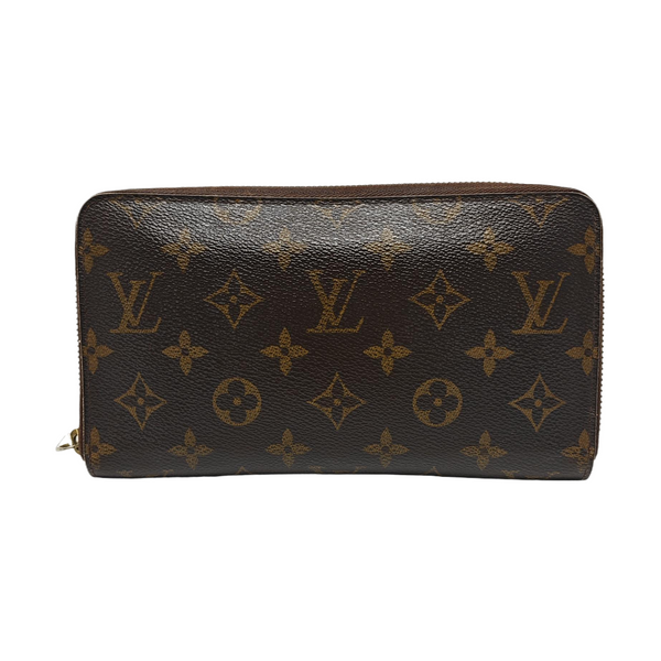 ZIPPY Monogram Coated Canvas Brown Wallet