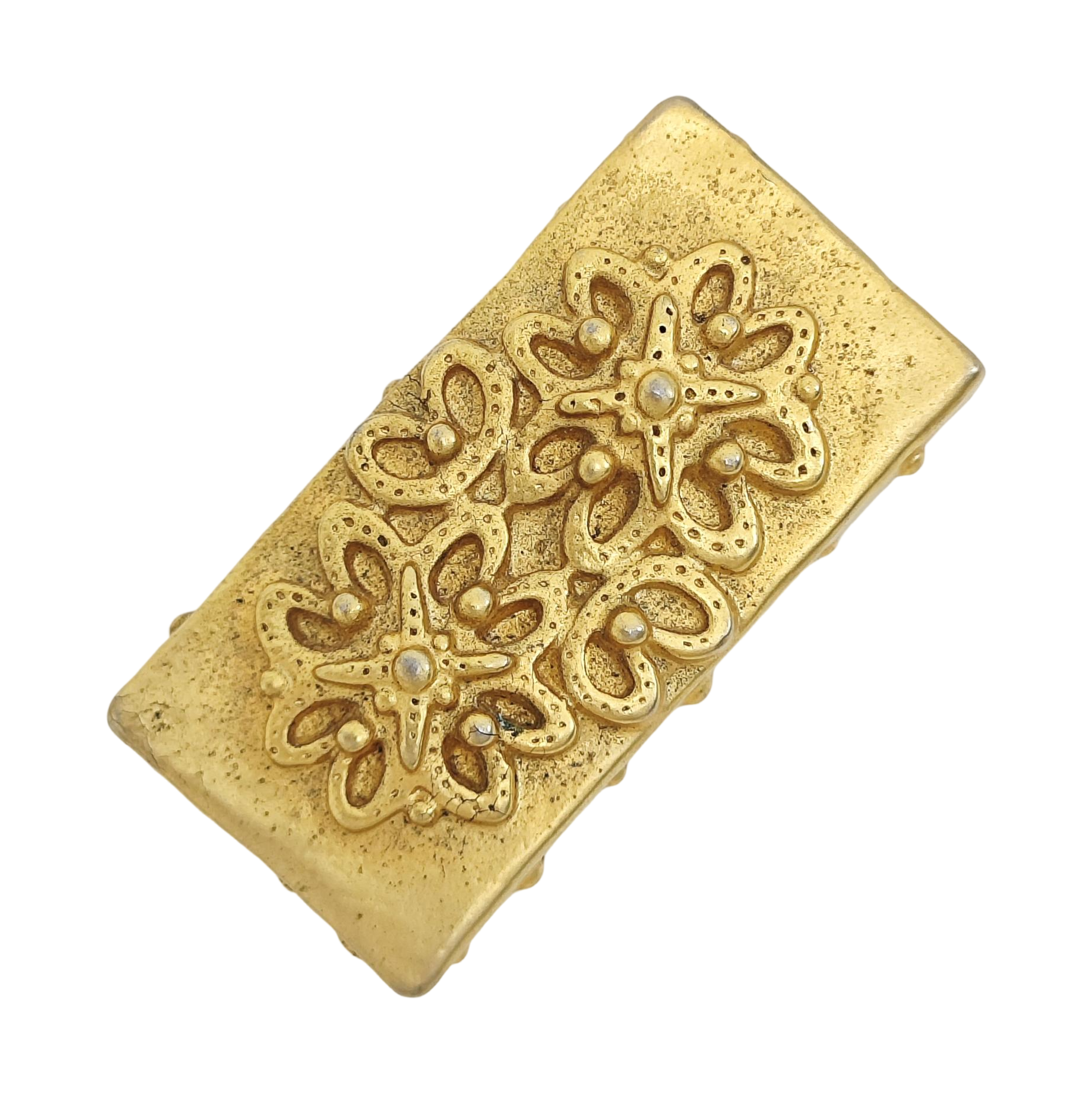 Metal Gold Brooch