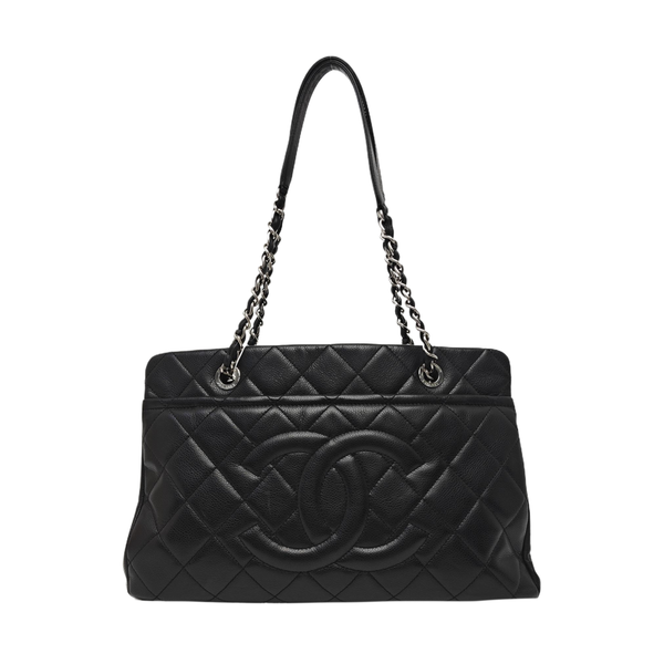 CC TIMELESS SOFT Quilted Grained Calfskin Black
