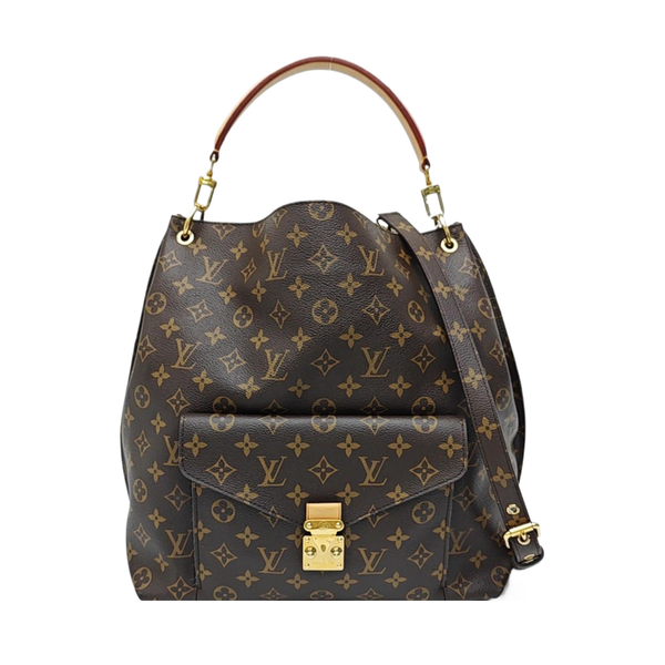 MÉTIS Monogram Coated Canvas Brown
