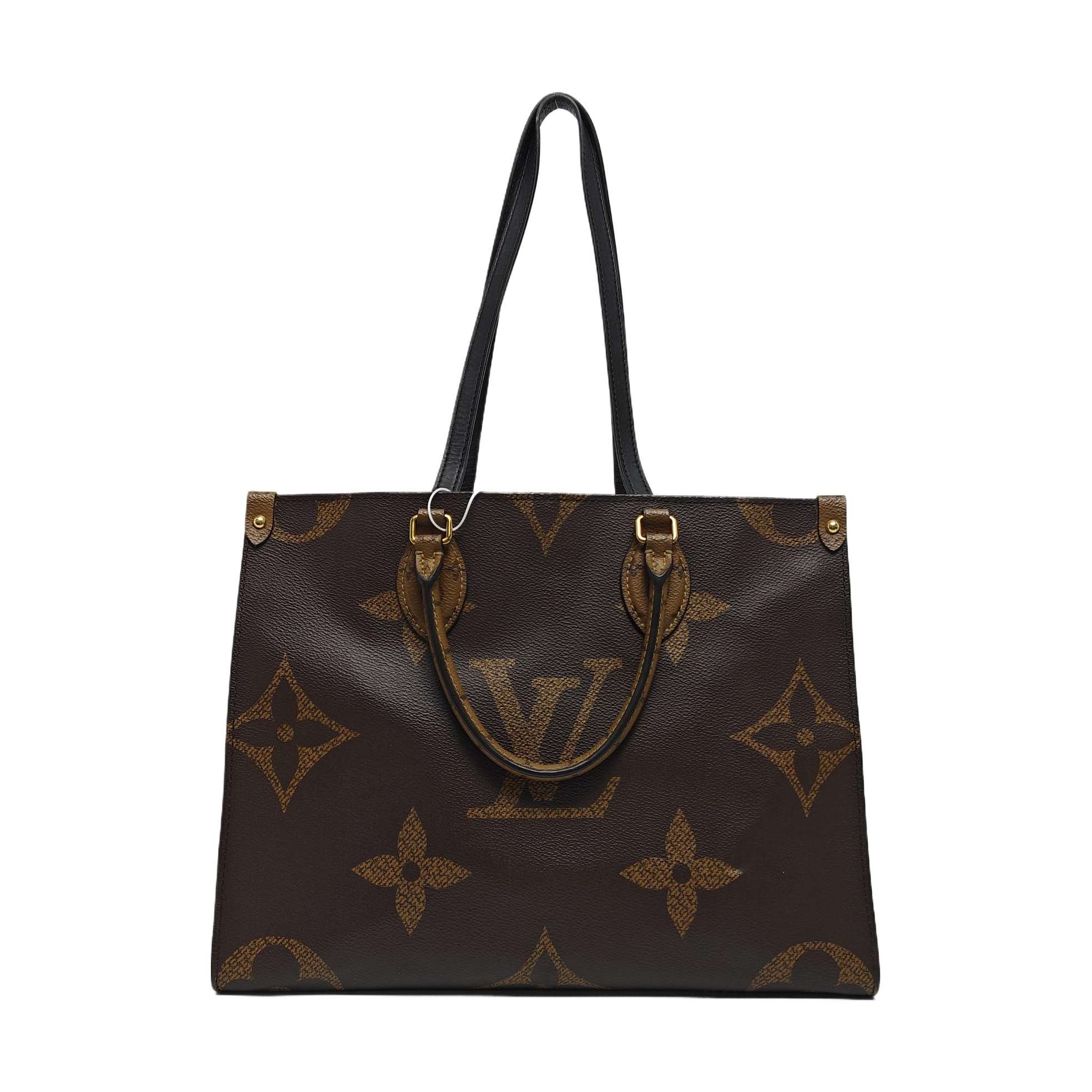 ONTHEGO MM Monogram Coated Canvas Brown