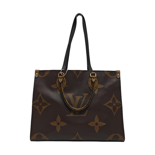 ONTHEGO MM Monogram Coated Canvas Brown