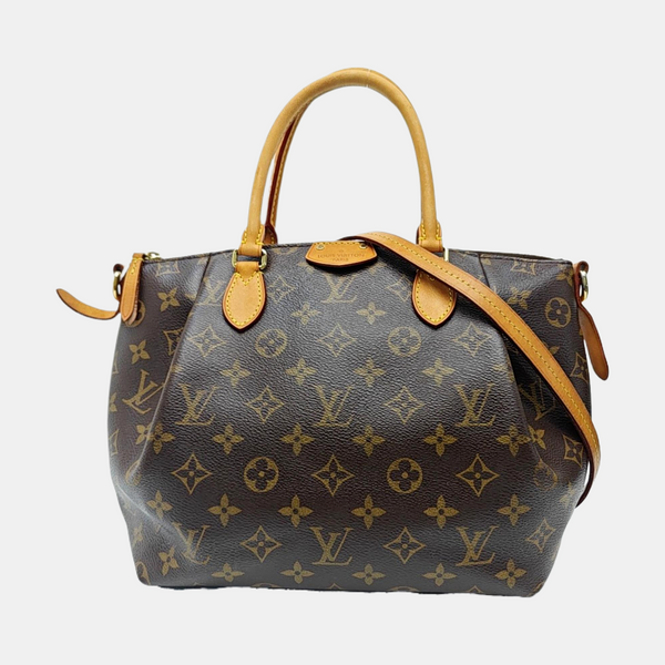 TURENNE Monogram Coated Canvas Brown