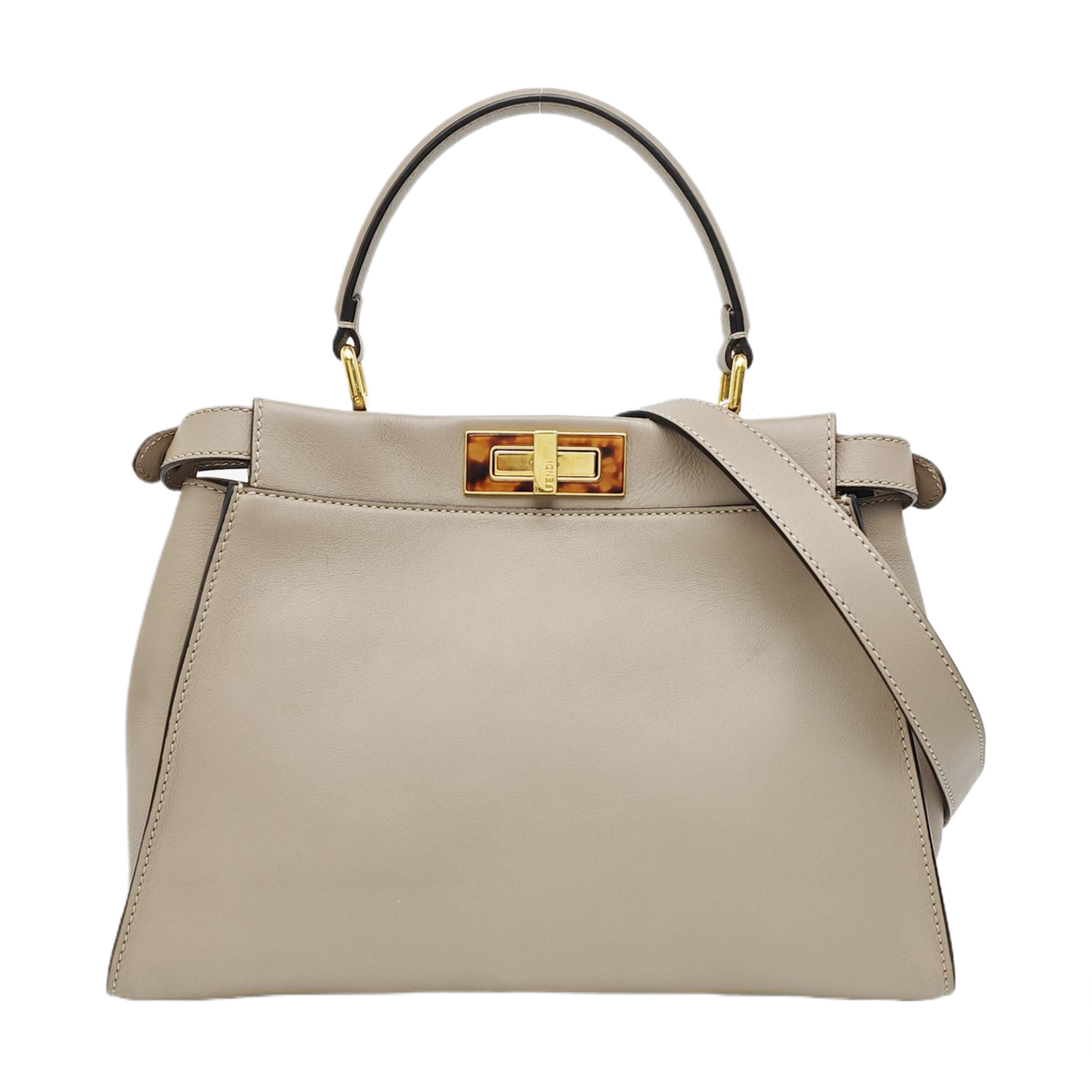 Peekaboo Medium Calfskin Beige