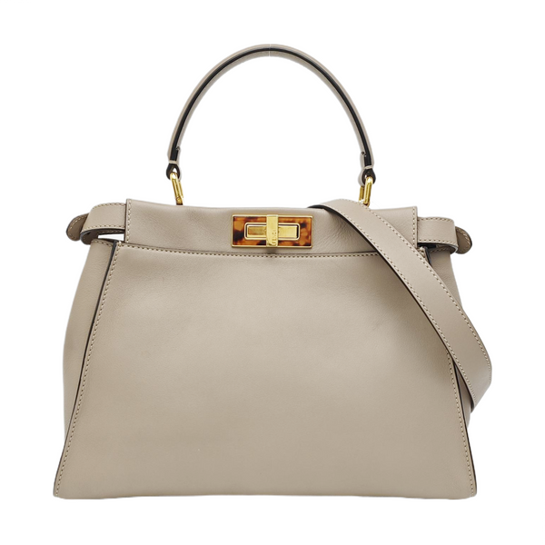 Peekaboo Medium Calfskin Beige
