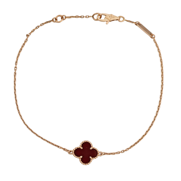 Sweet Alhambra 18k Rose Gold Bracelet