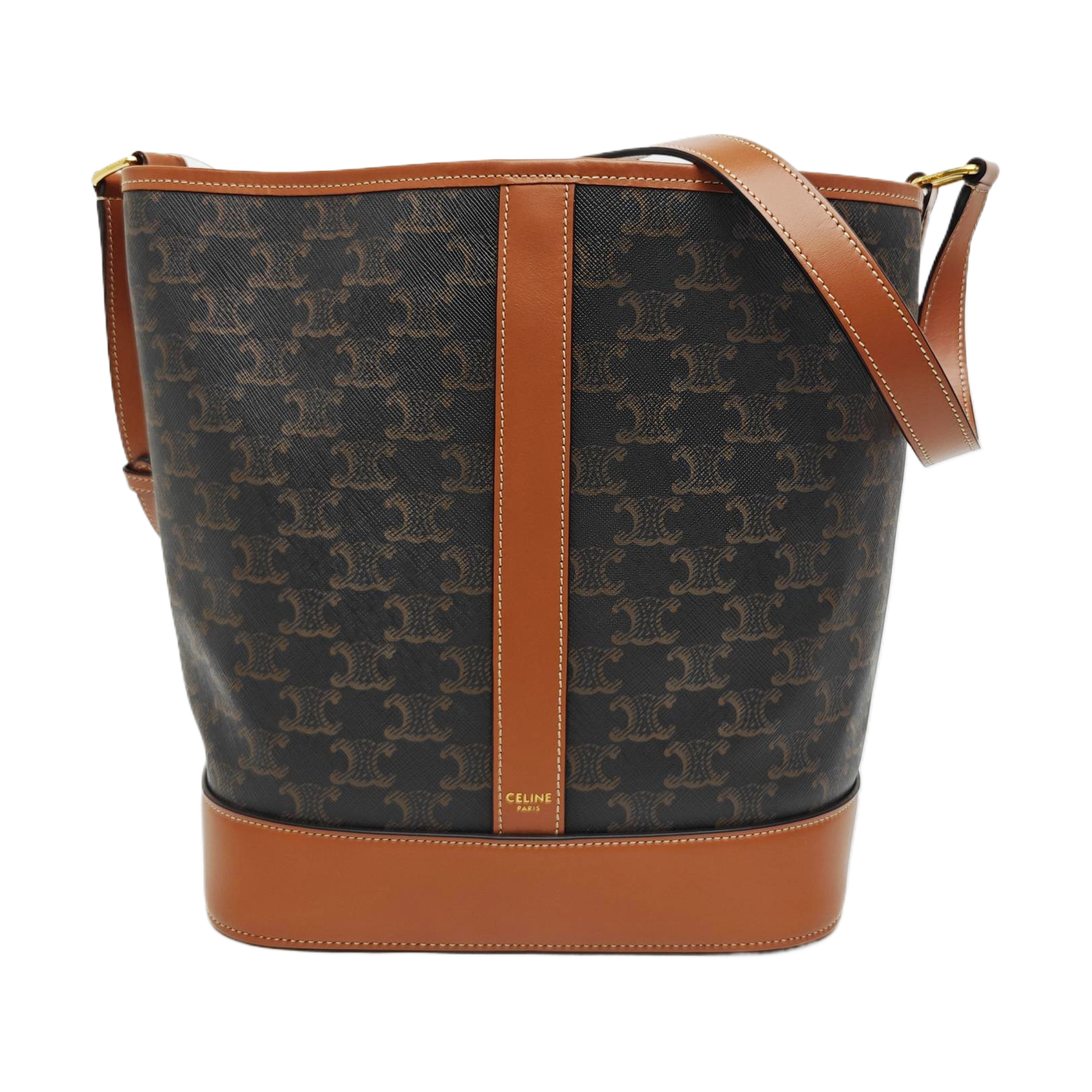 TRIOMPHE CANVAS Medium Coated Canvas Brown