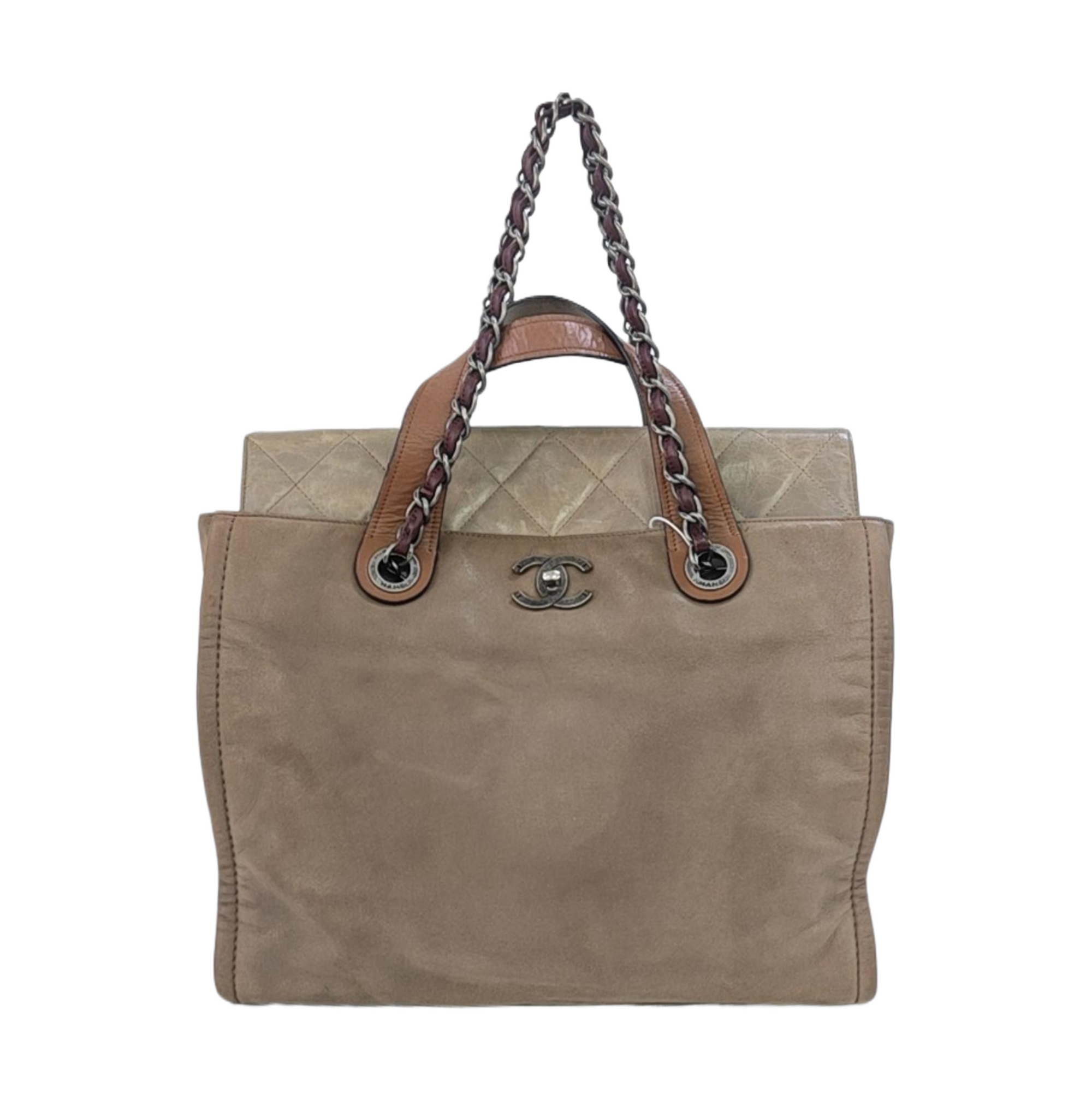 Quilted Calfskin Brown