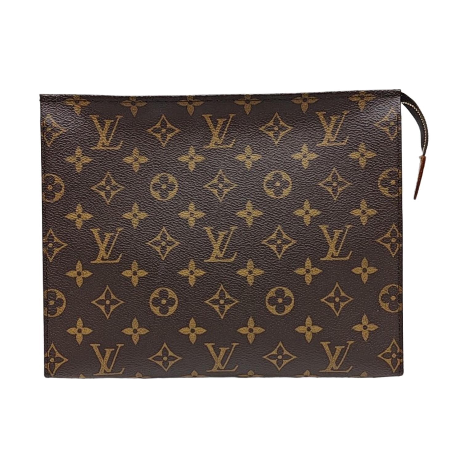 TOILET POCKET 26 Monogram Coated Canvas Brown