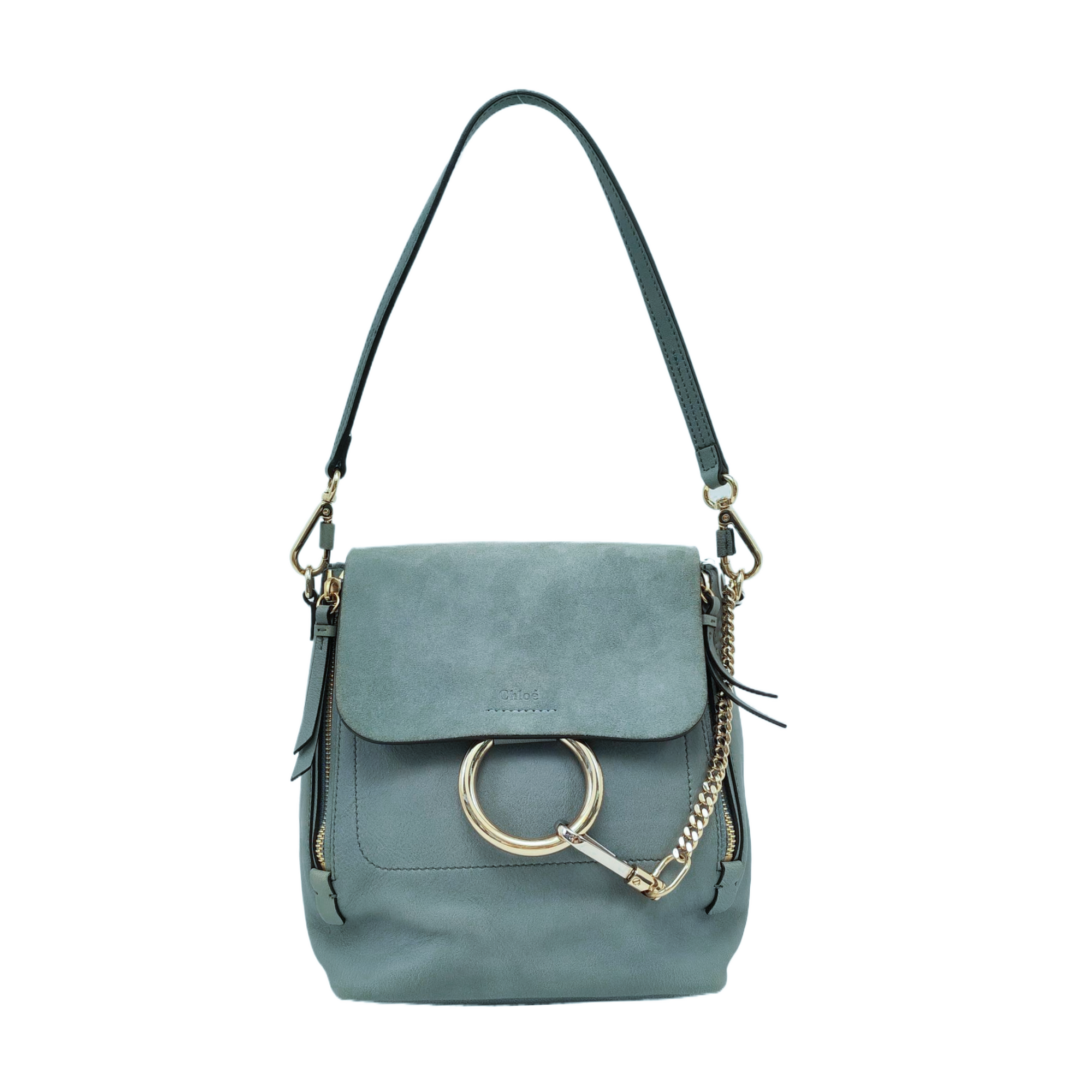 Faye Mini Calfskin Blue