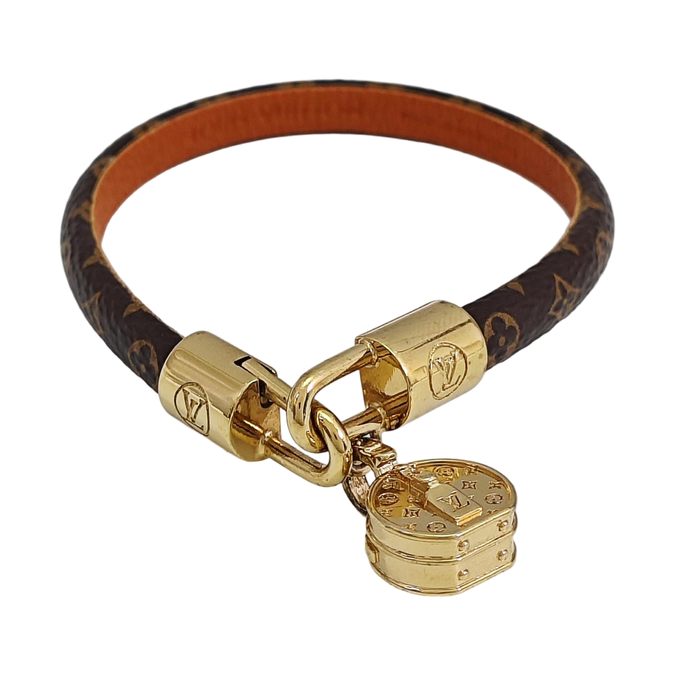 LV TRIBUTE Metal Brown Bangle
