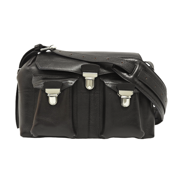 Calfskin Shoulder Bag Brown