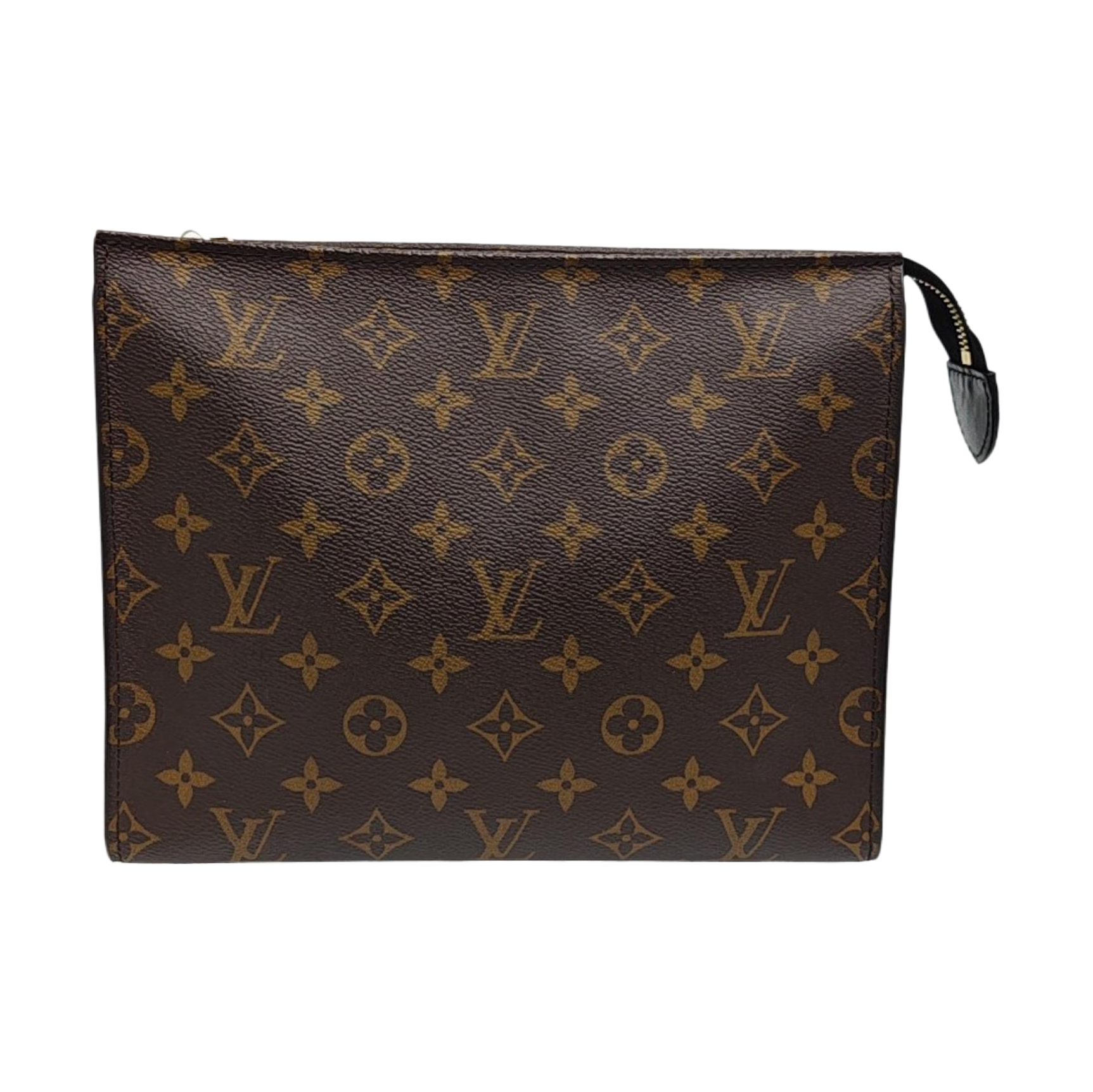 TOILET POCKET 26 Monogram Coated Canvas Brown