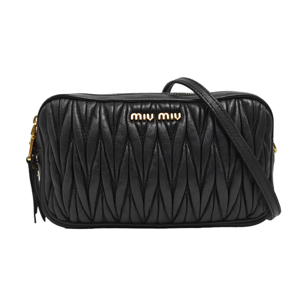 Calfskin Shoulder Bag Blue