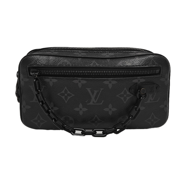 VOLGA Monogram Coated Canvas Black