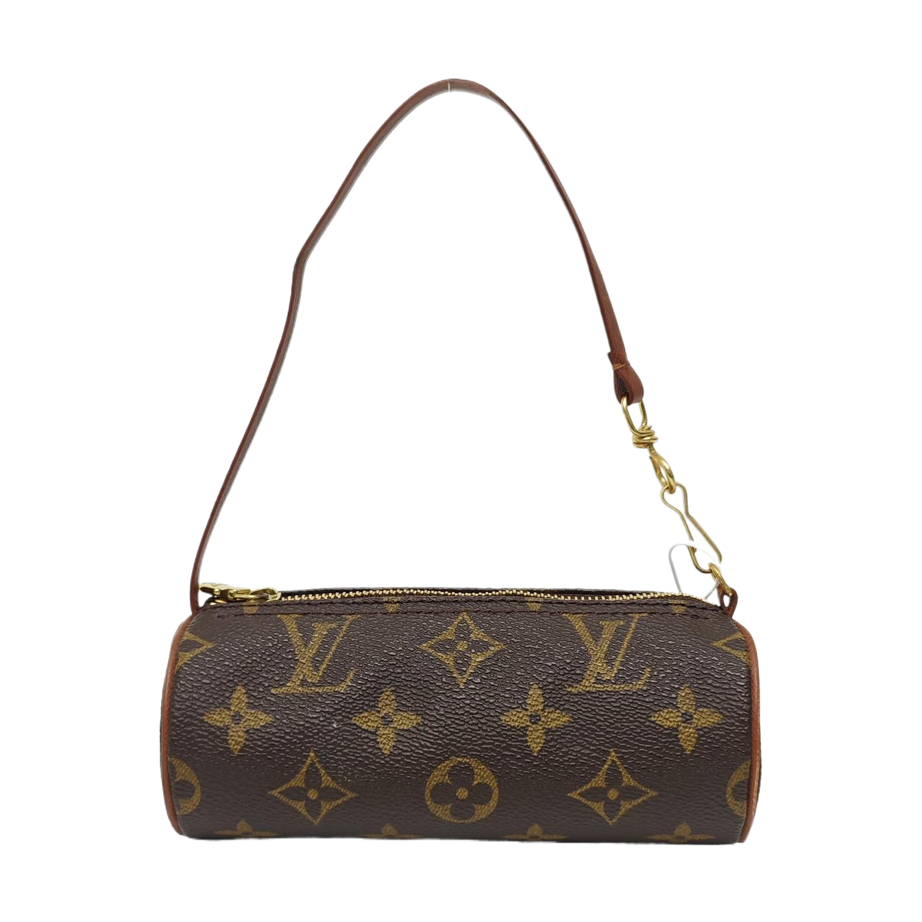 PAPILLON Mini Monogram Coated Canvas Brown