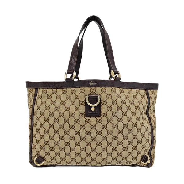 Abbey Monogram Canvas Brown