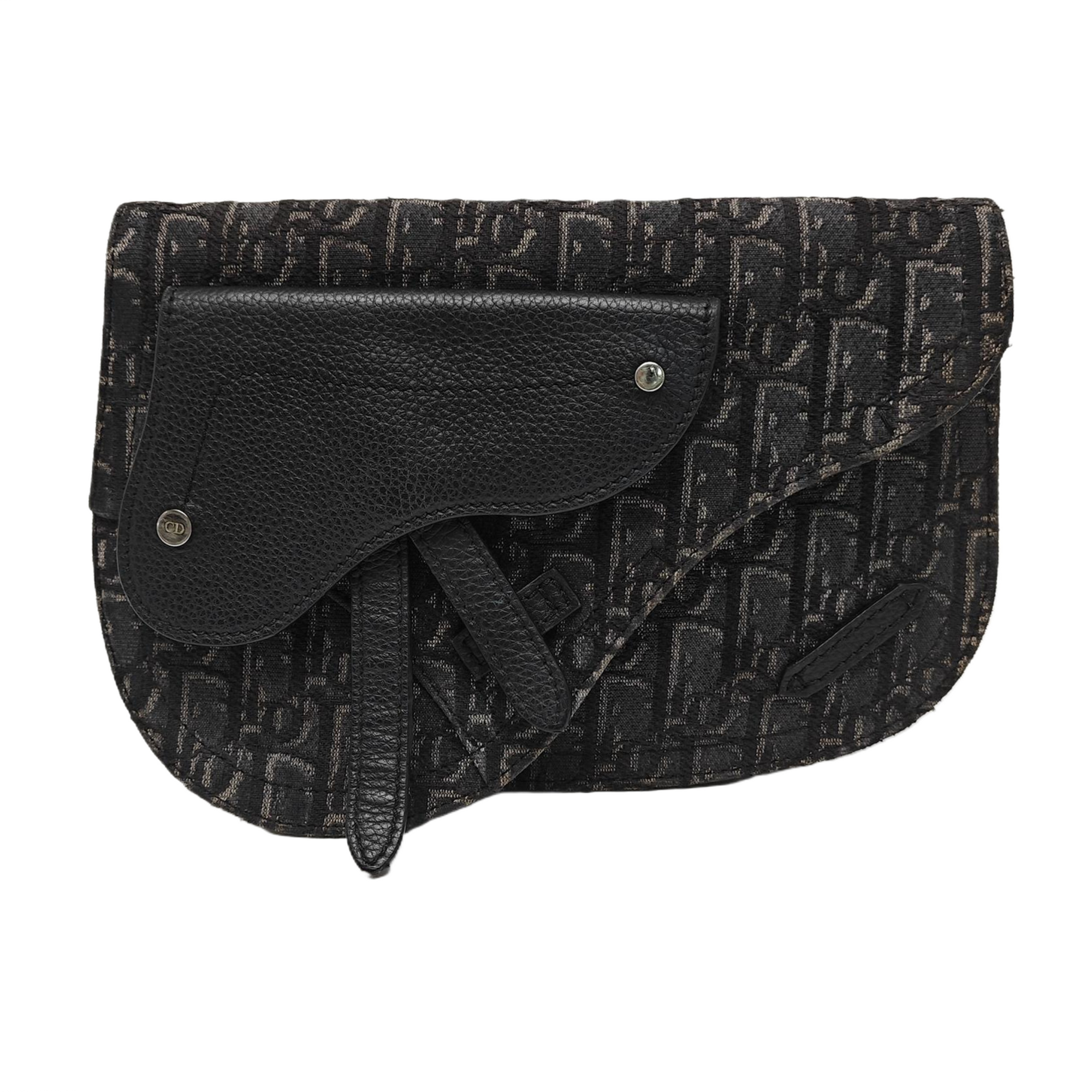 Saddle Medium Canvas Gray