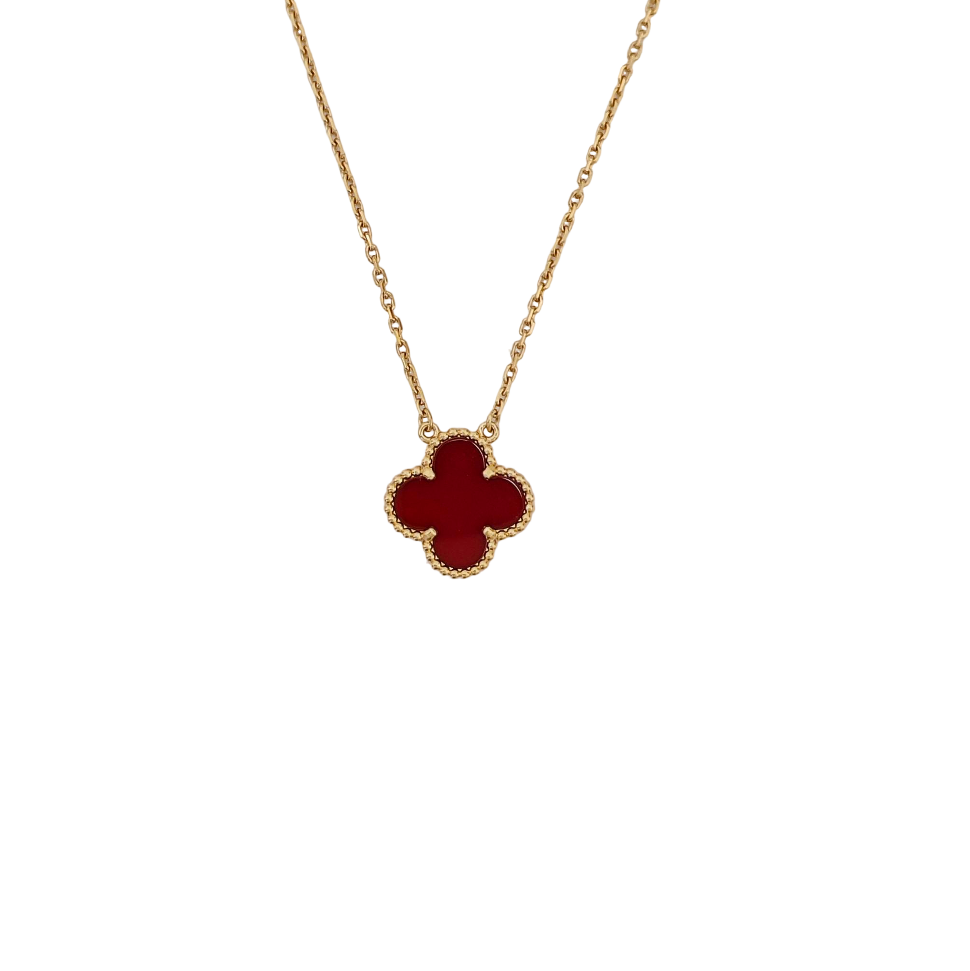 Vintage Alhambra 18k Gold Necklace