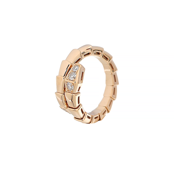 Anillo SERPENTI Oro Rosa de 18k EU 48