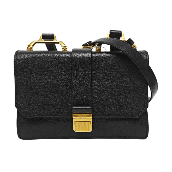 Miu Lady Calfskin Black