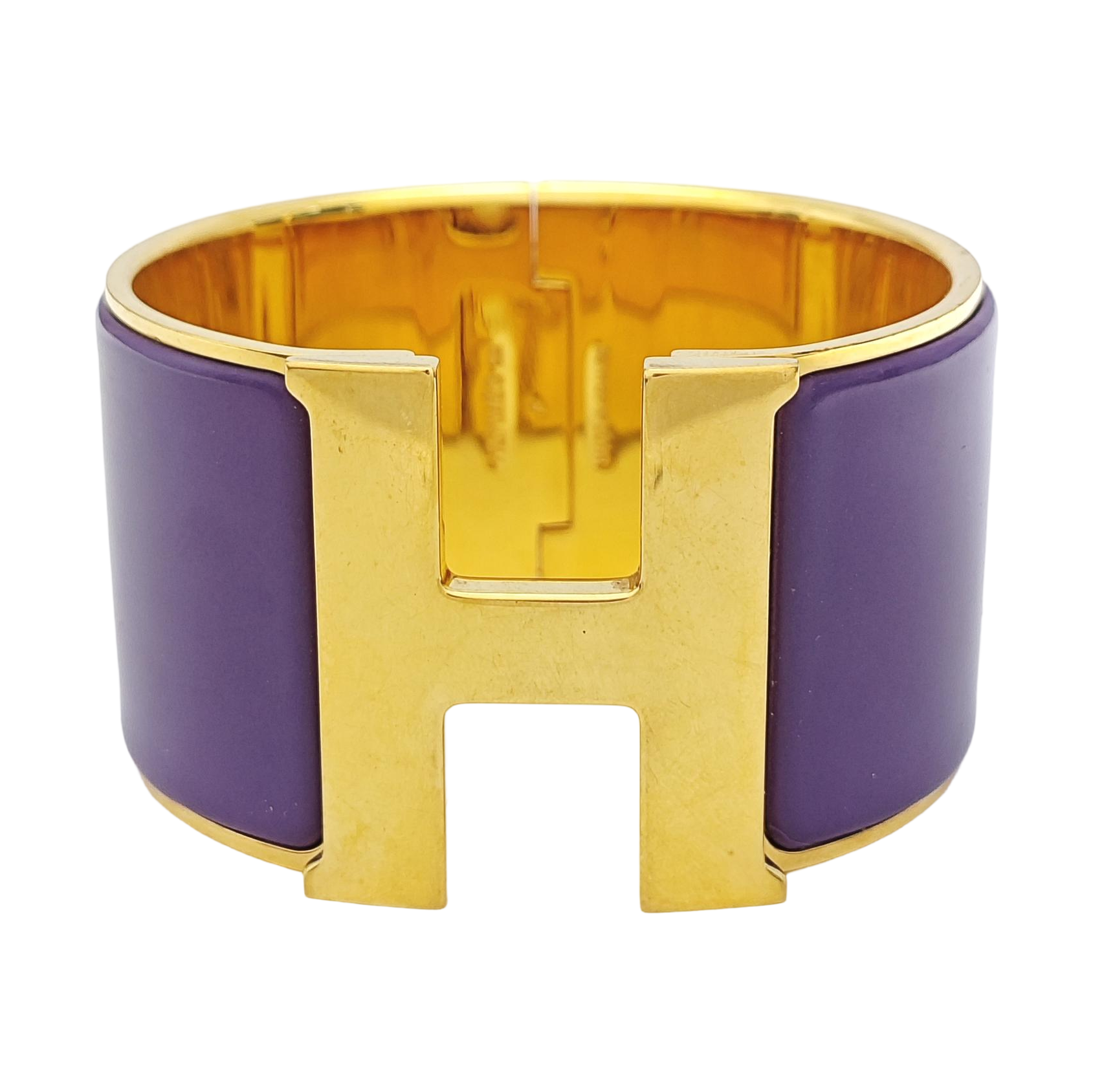 Clic H Metal Gold Bangle