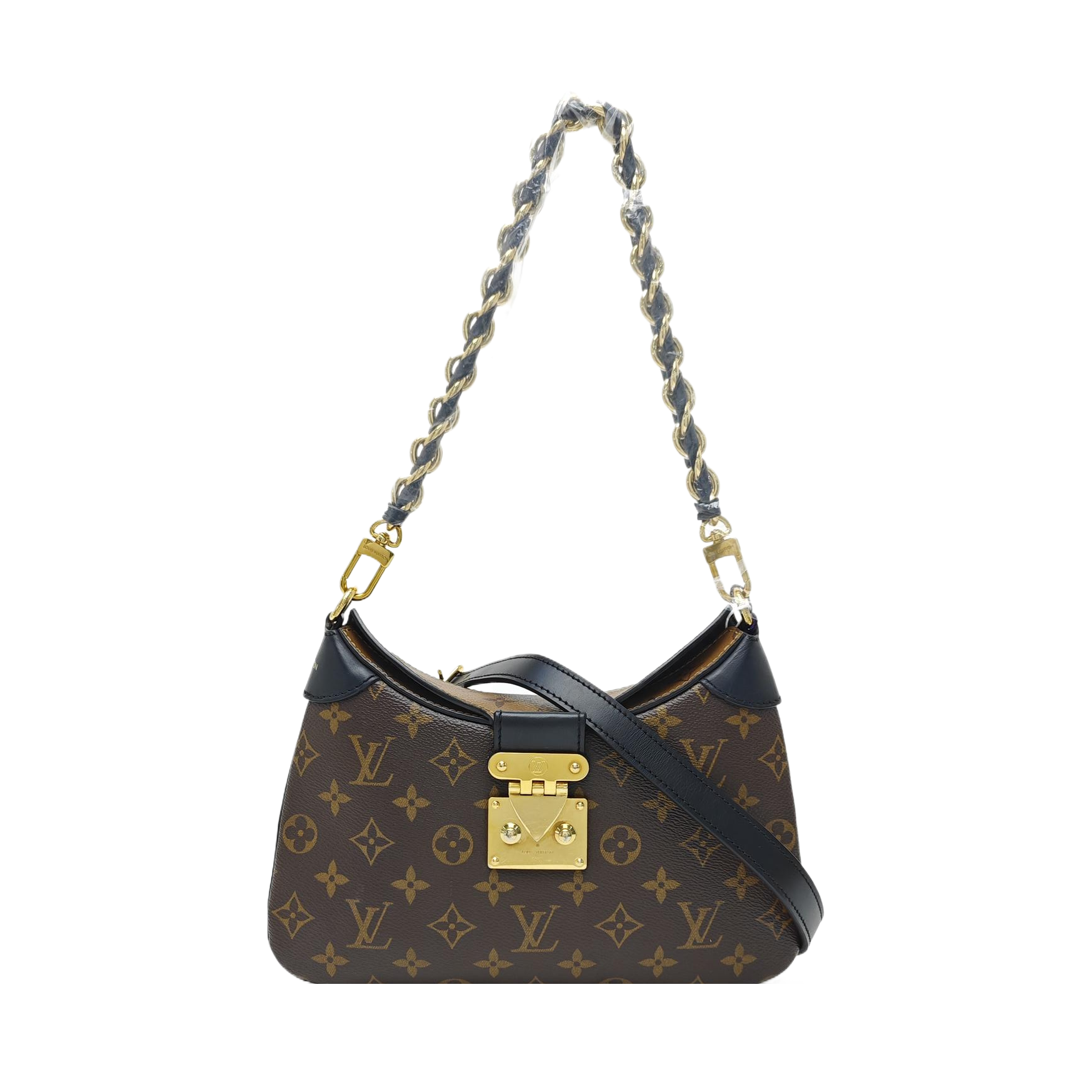 TWINNY Monogram Coated Canvas Brown