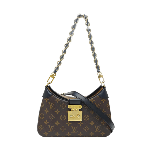 TWINNY Monogram Coated Canvas Brown