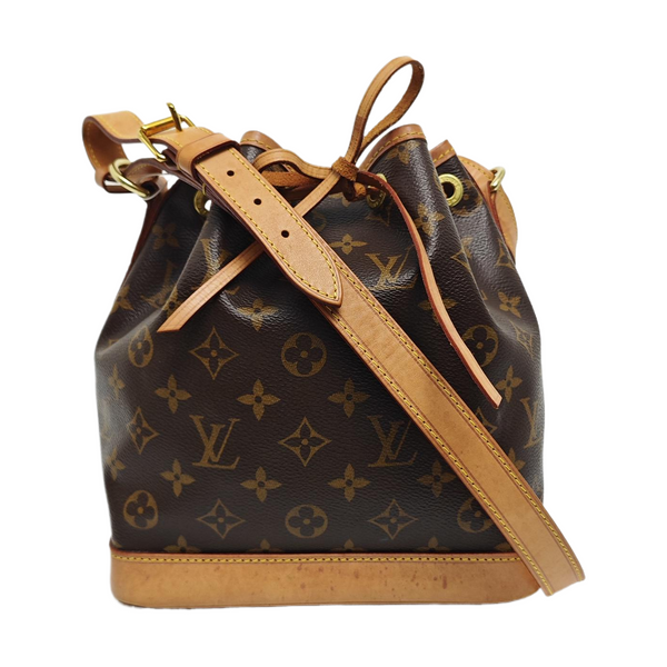 NOÉ BB Monogram Coated Canvas Brown