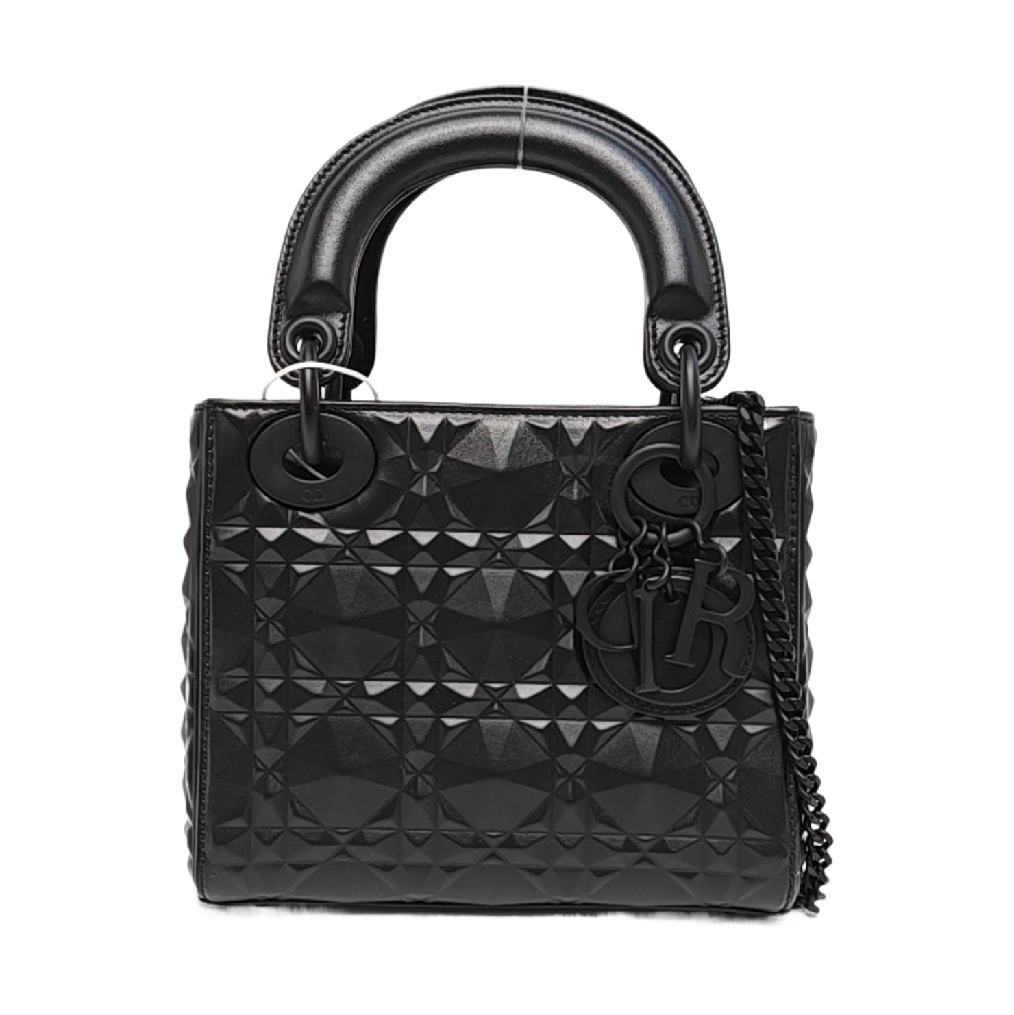 Lady Dior Mini Quilted Calfskin Black