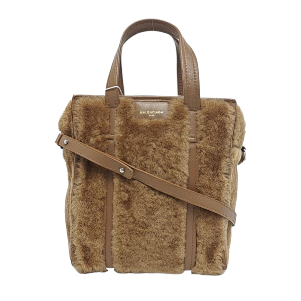 Authenticated pre-owned  Bazar Fur Brown - Tote Bag at Looply