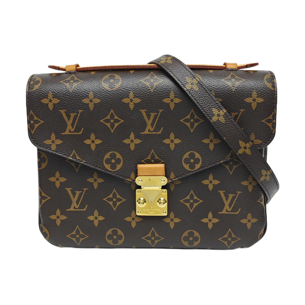 MÉTIS MM Monogram Coated Canvas Brown