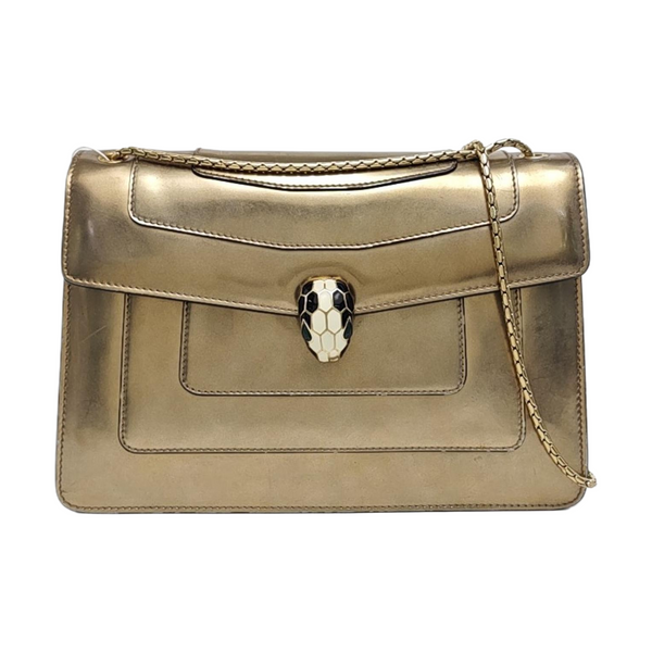 SERPENTI FOREVER Medium Calfskin Gold