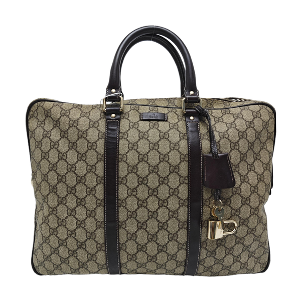 Duffle Monogram Coated Canvas Beige