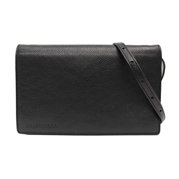 Calfskin Shoulder Bag Black