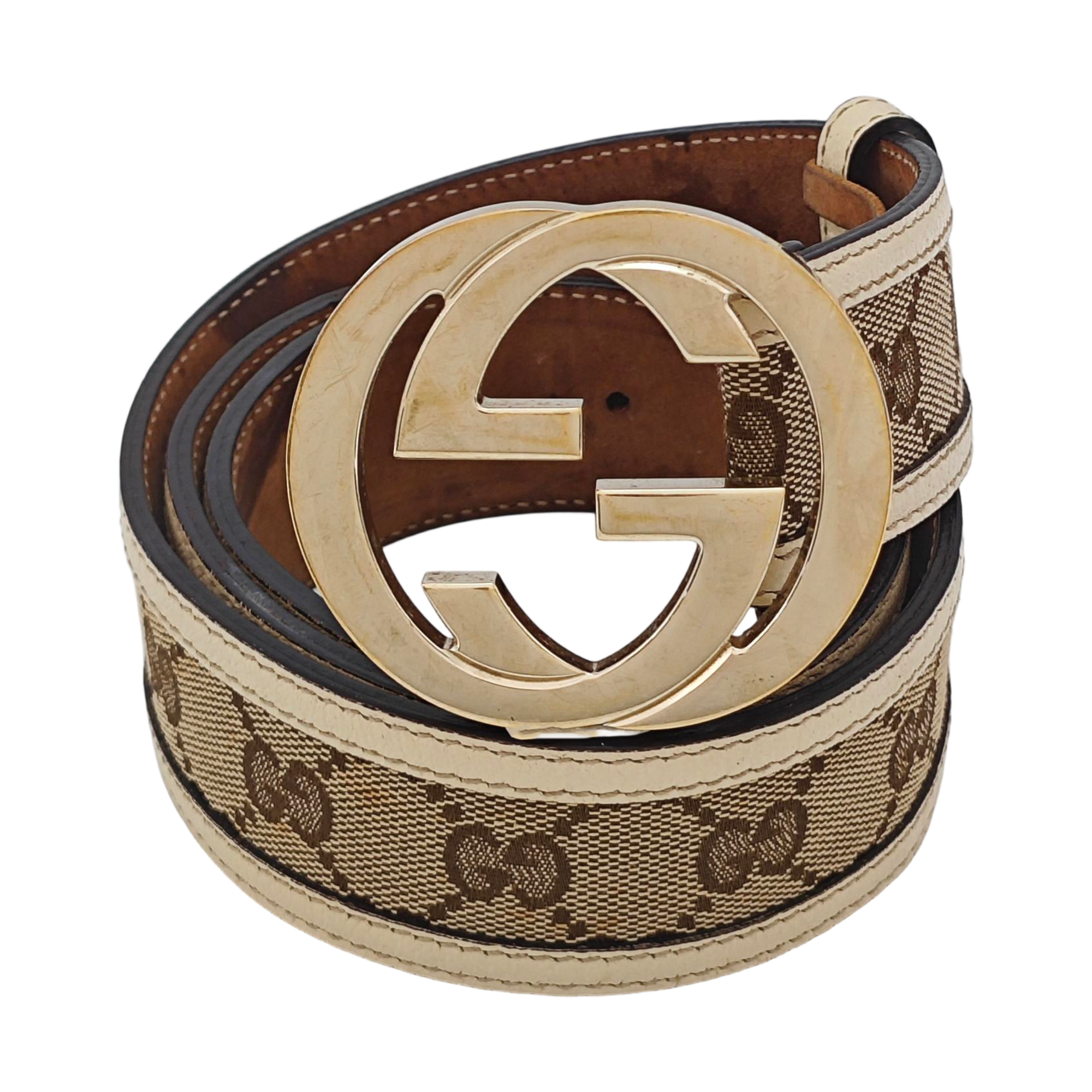 Fabric Belt Brown