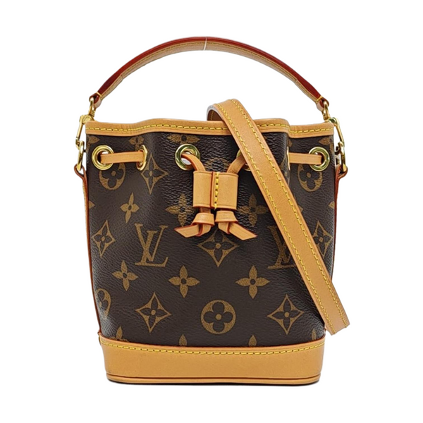 NOÉ Nano Monogram Coated Canvas Brown