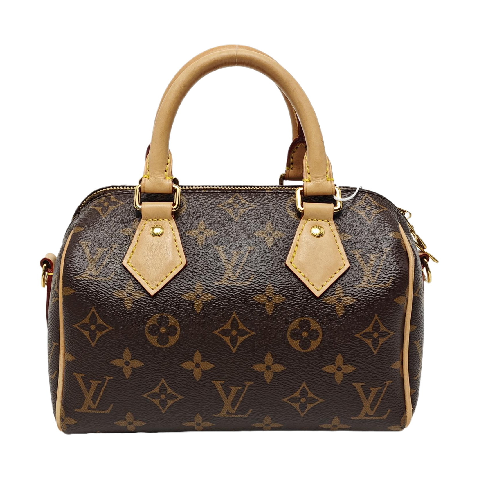 SPEEDY 20 Monogram Coated Canvas Brown