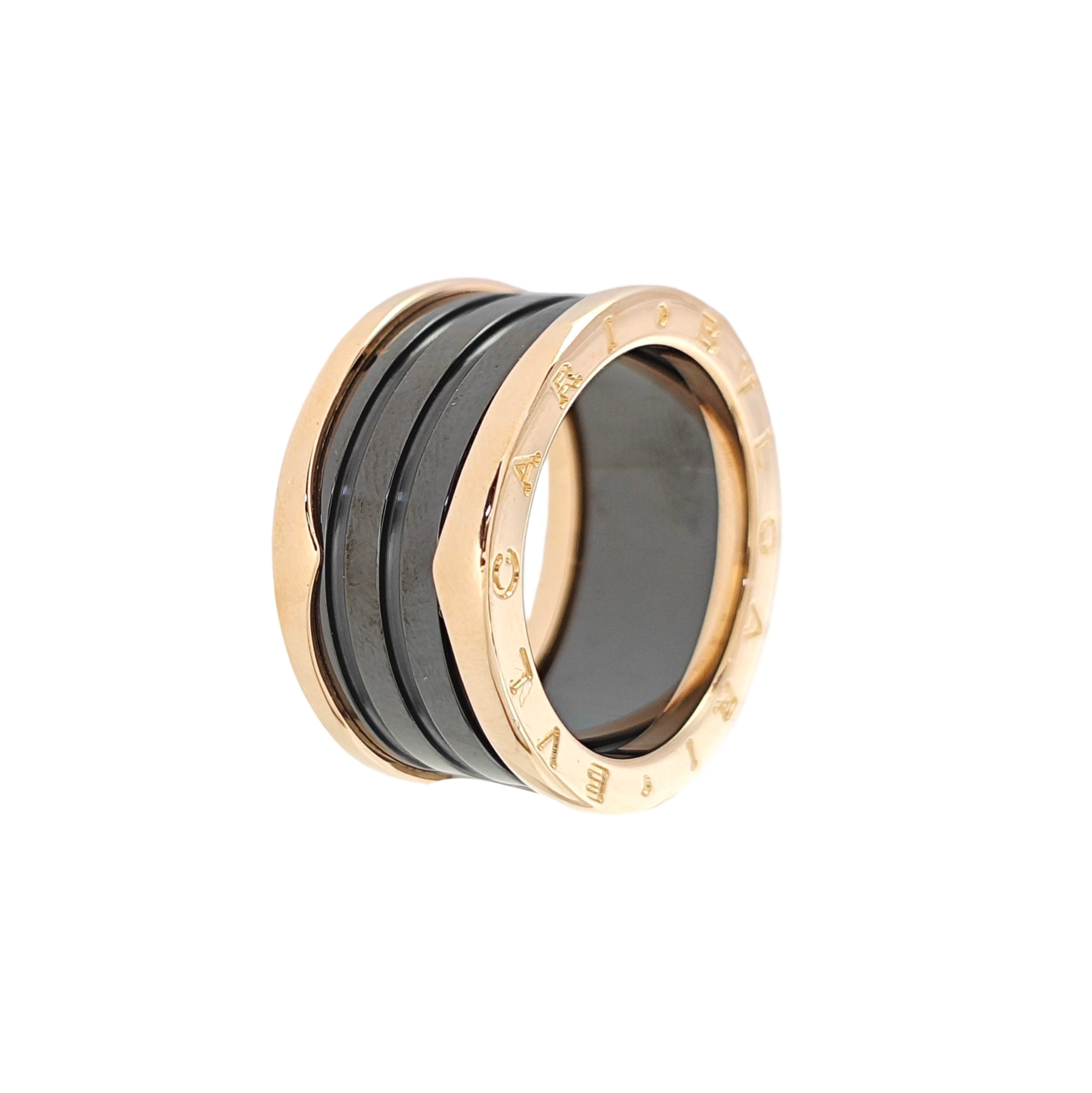 B.ZERO1 18k Rose Gold Ring EU 59