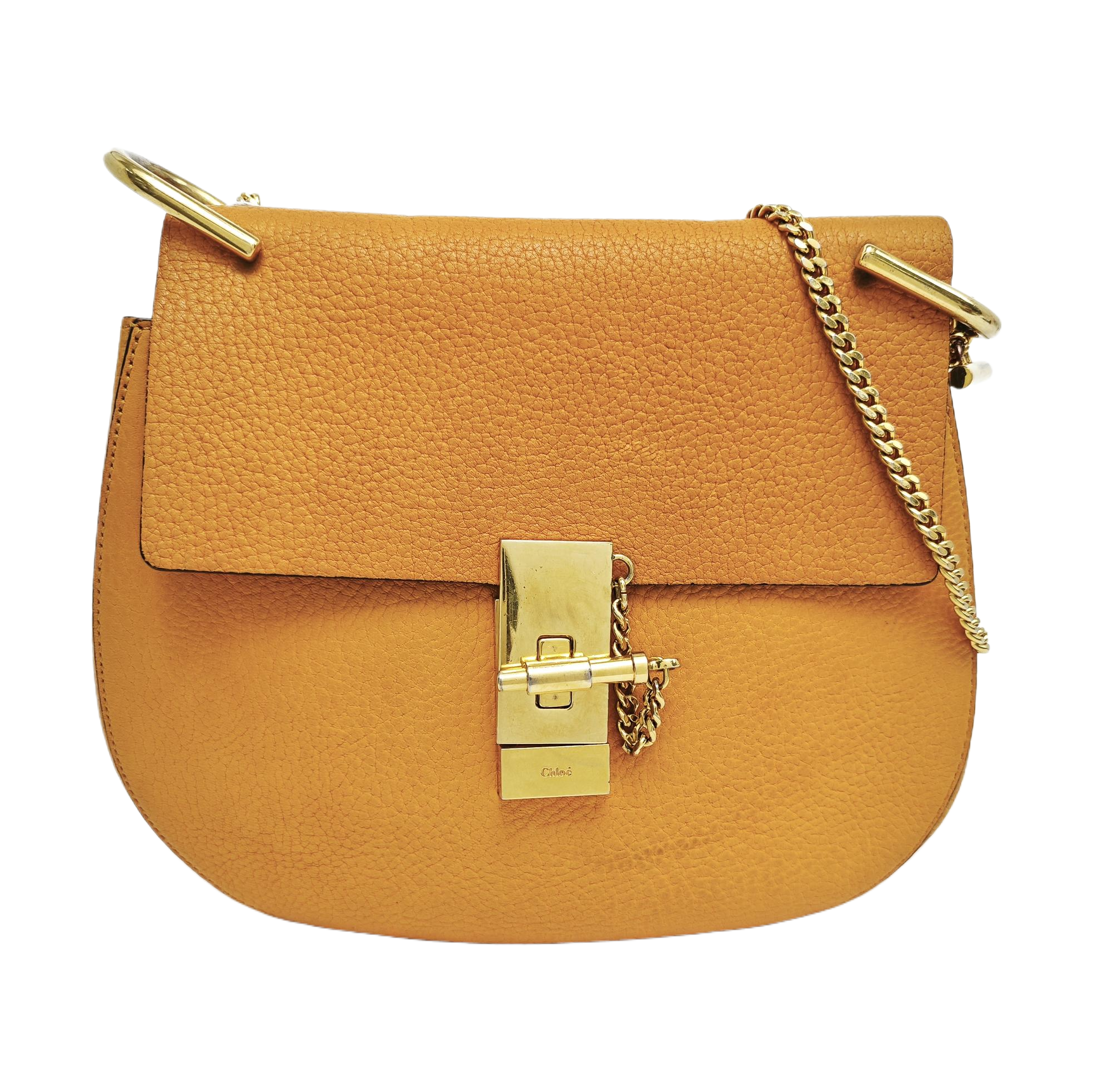 Drew Medium Calfskin Yellow
