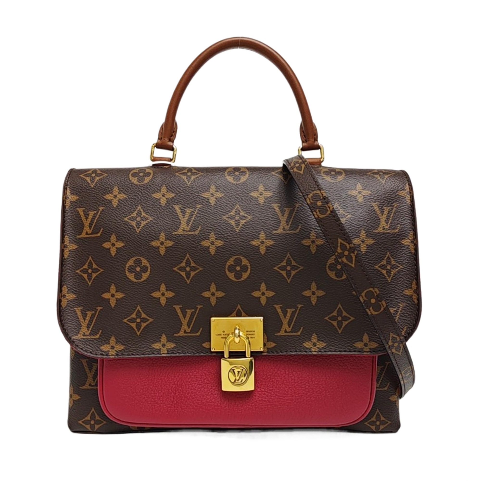 MARIGNAN Monogram Coated Canvas Brown