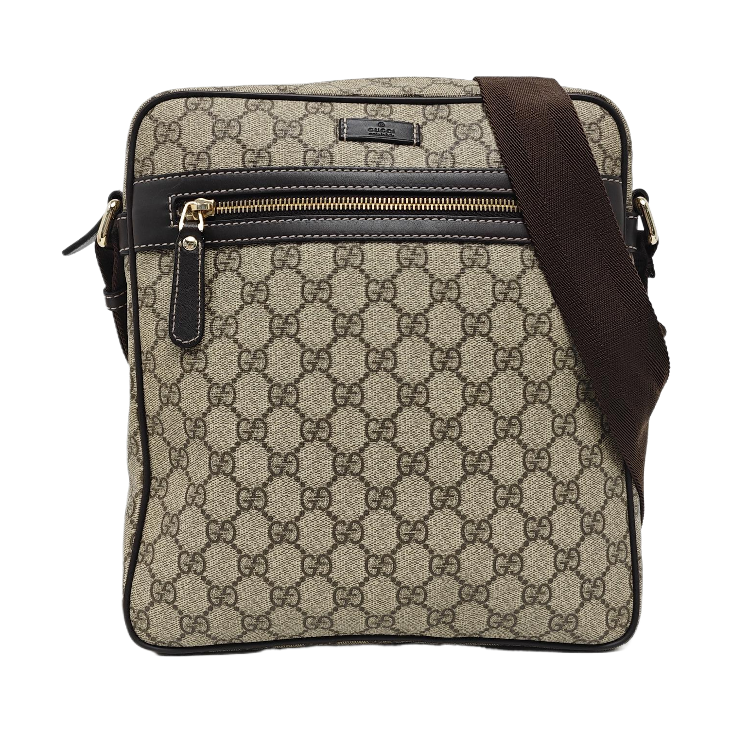 GG Supreme Monogram Coated Canvas Beige